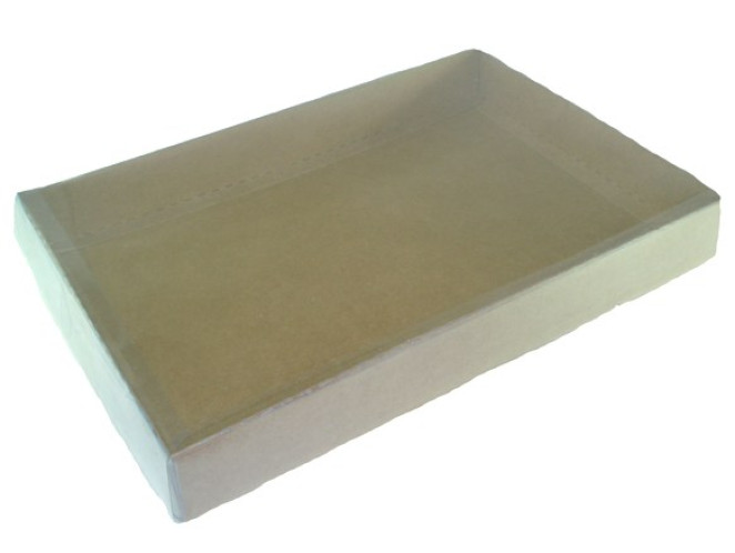 Caixa para Camisa 36x25x4 KRAFT Tampa PET Com 05