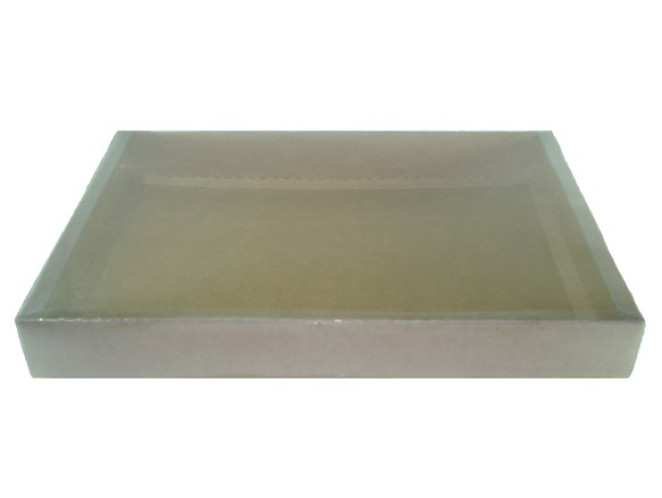 Caixa para Camisa 36x25x4 KRAFT Tampa PET Com 05