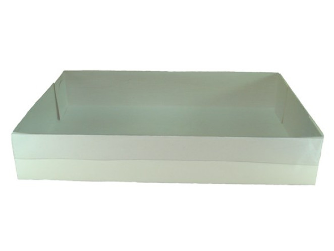 Caixa para Presente 21x13x5 BRANCO Tampa PET Com 10