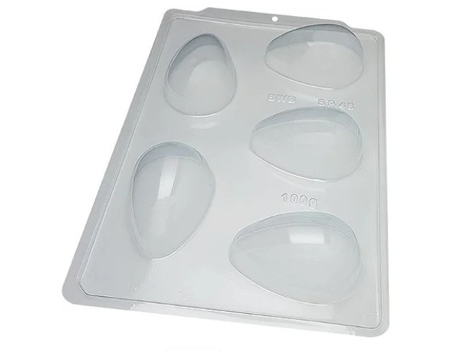 Forma BWB Ovo de Páscoa 100gr SP48 Ref.3615 Com Silicone