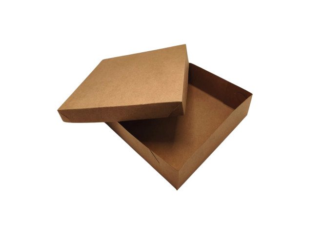 Caixa para Presente e Doce 25x25x5 KRAFT Com 10